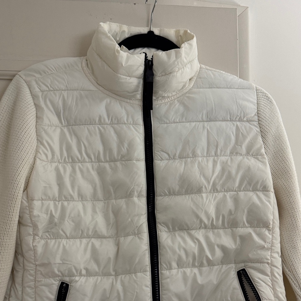 Lou & Grey Sweater Puffer Jacket SZ S - Picture 3 of 8